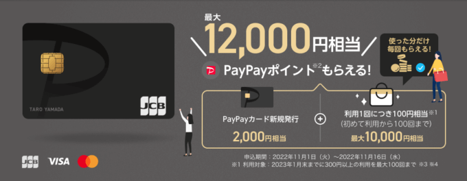 PayPayポイント　12000円分
